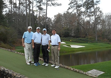 Dr. Baginski golfing